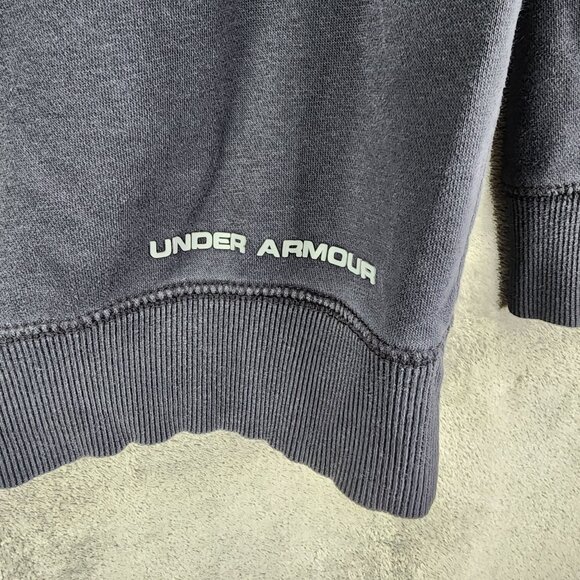 Mens Black Under Armour Pullover Hoodie Sweatshirt Seton Hall University Loose M - Picture 9 of 12